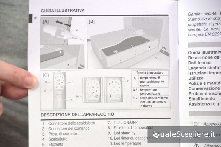 Imetec Scaldasonno Adapto 100% lana e merino