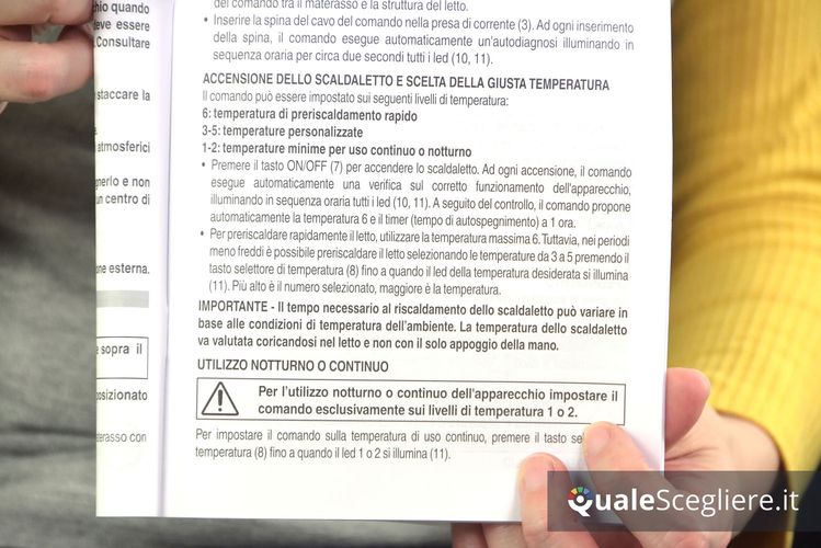 Imetec Scaldasonno Adapto 100% lana e merino