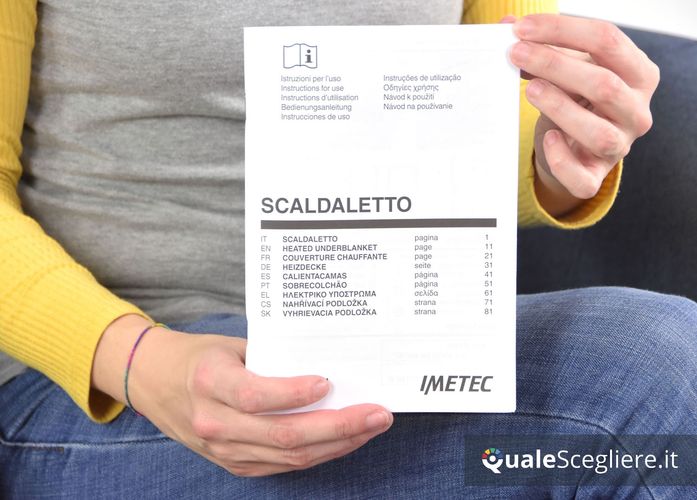 Imetec Scaldasonno Adapto 16653 Trapuntato