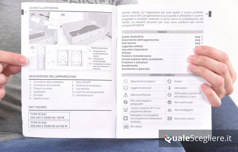 Imetec Scaldasonno Adapto 16653 Trapuntato