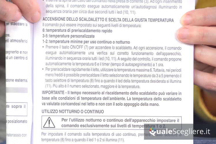 Imetec Scaldasonno Adapto 16653 Trapuntato