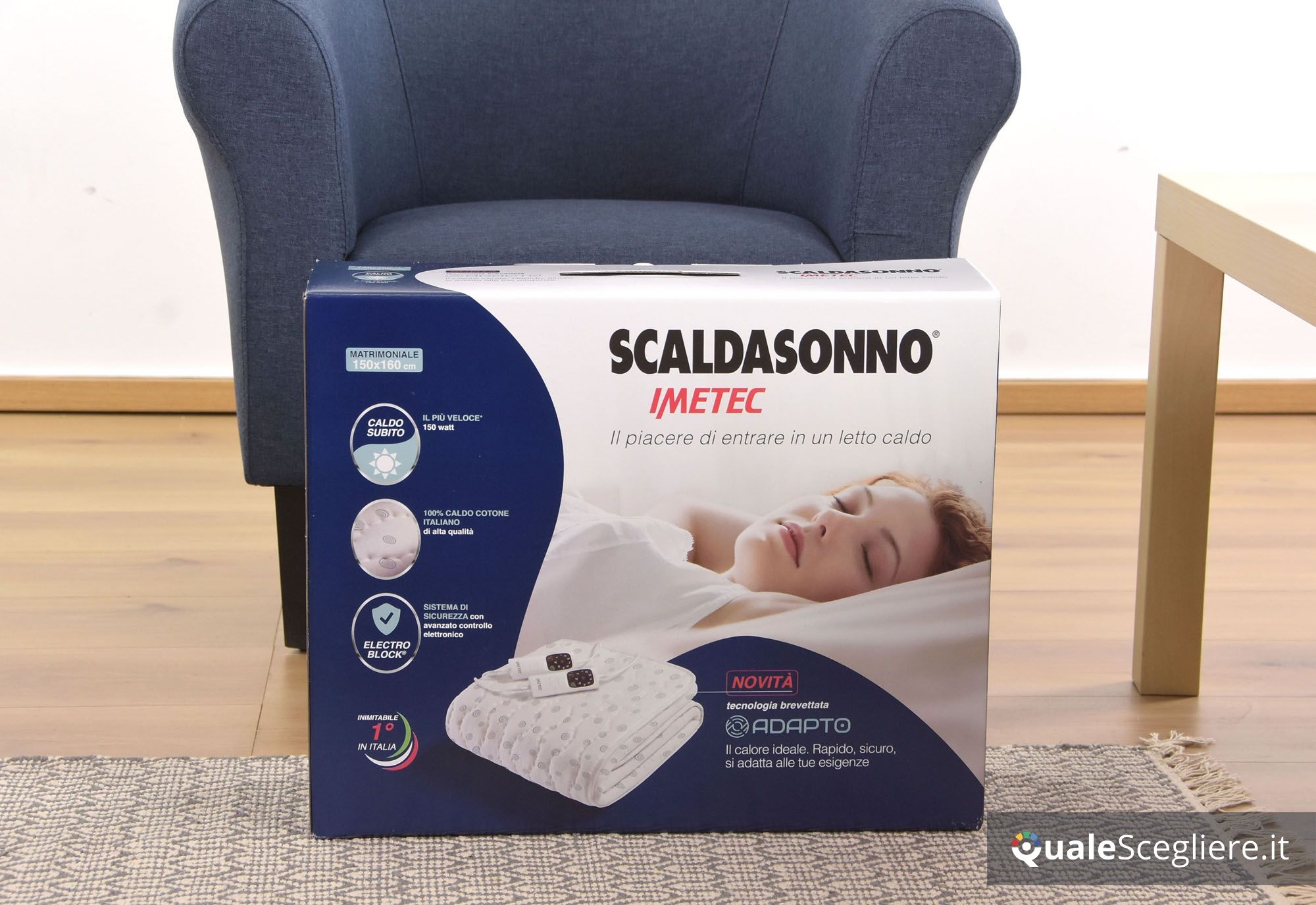 Imetec Scaldasonno Adapto 100% cotone