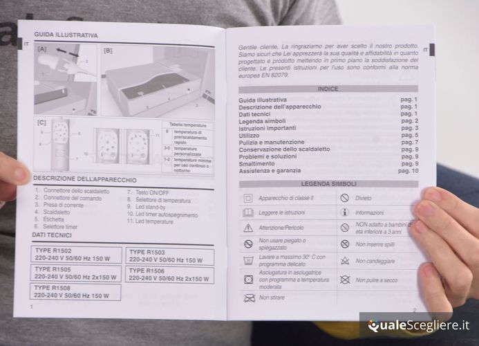 Imetec Scaldasonno Adapto 100% cotone