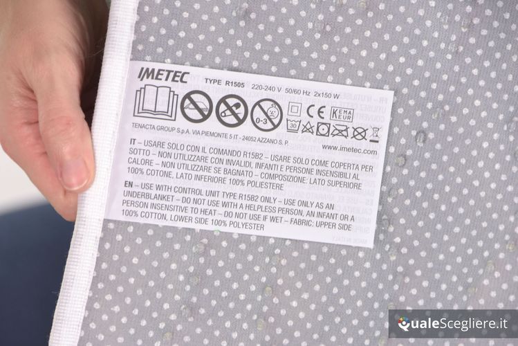 Imetec Scaldasonno Adapto 100% cotone