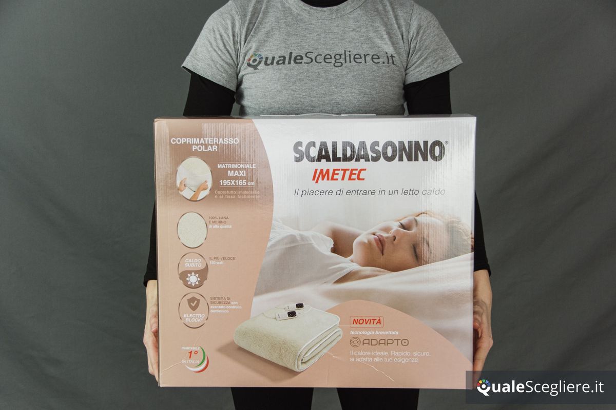 Imetec Scaldasonno Adapto Maxi 100% lana e merino