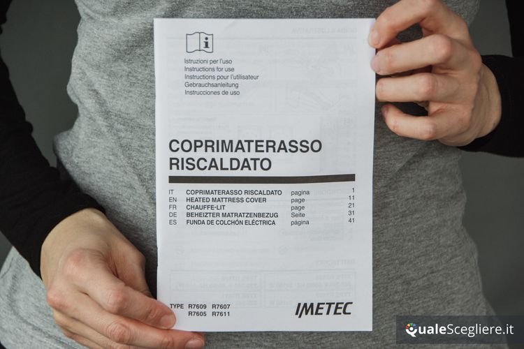 Imetec Scaldasonno Adapto Maxi 100% lana e merino