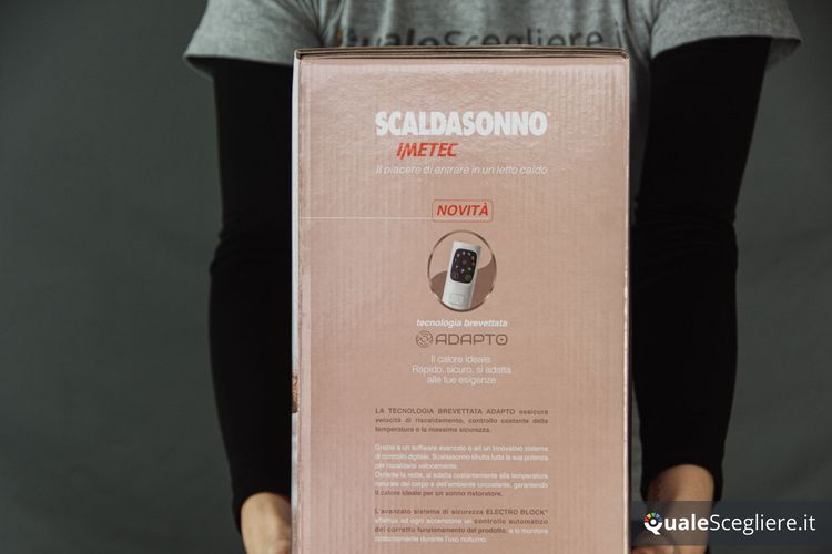 Imetec Scaldasonno Adapto Maxi 100% lana e merino