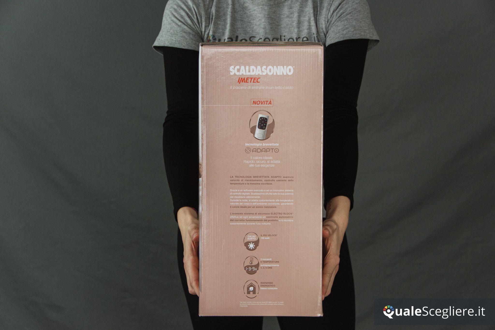 Imetec Scaldasonno Adapto Maxi 100% lana e merino