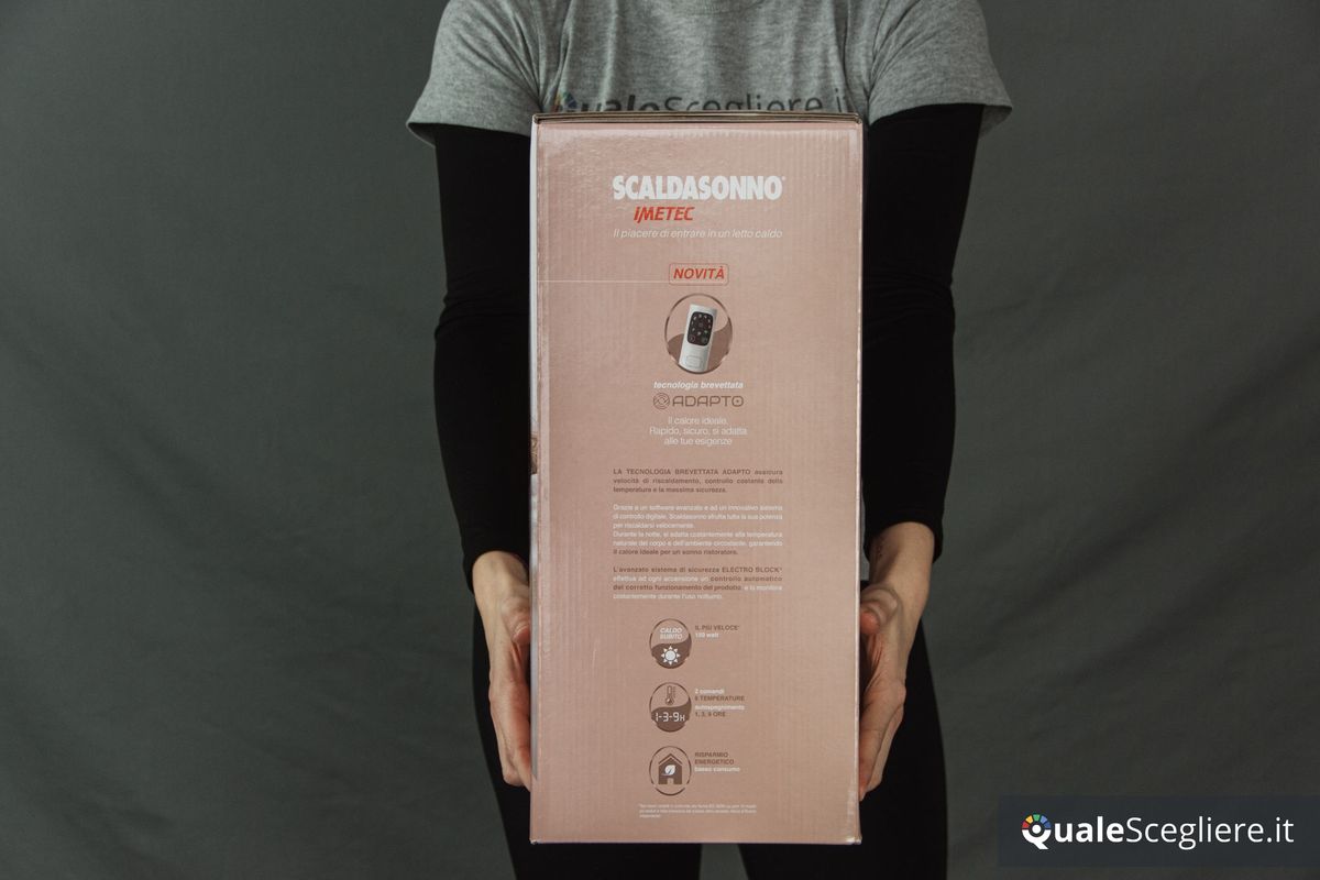 Imetec Scaldasonno Adapto Maxi 100% lana e merino