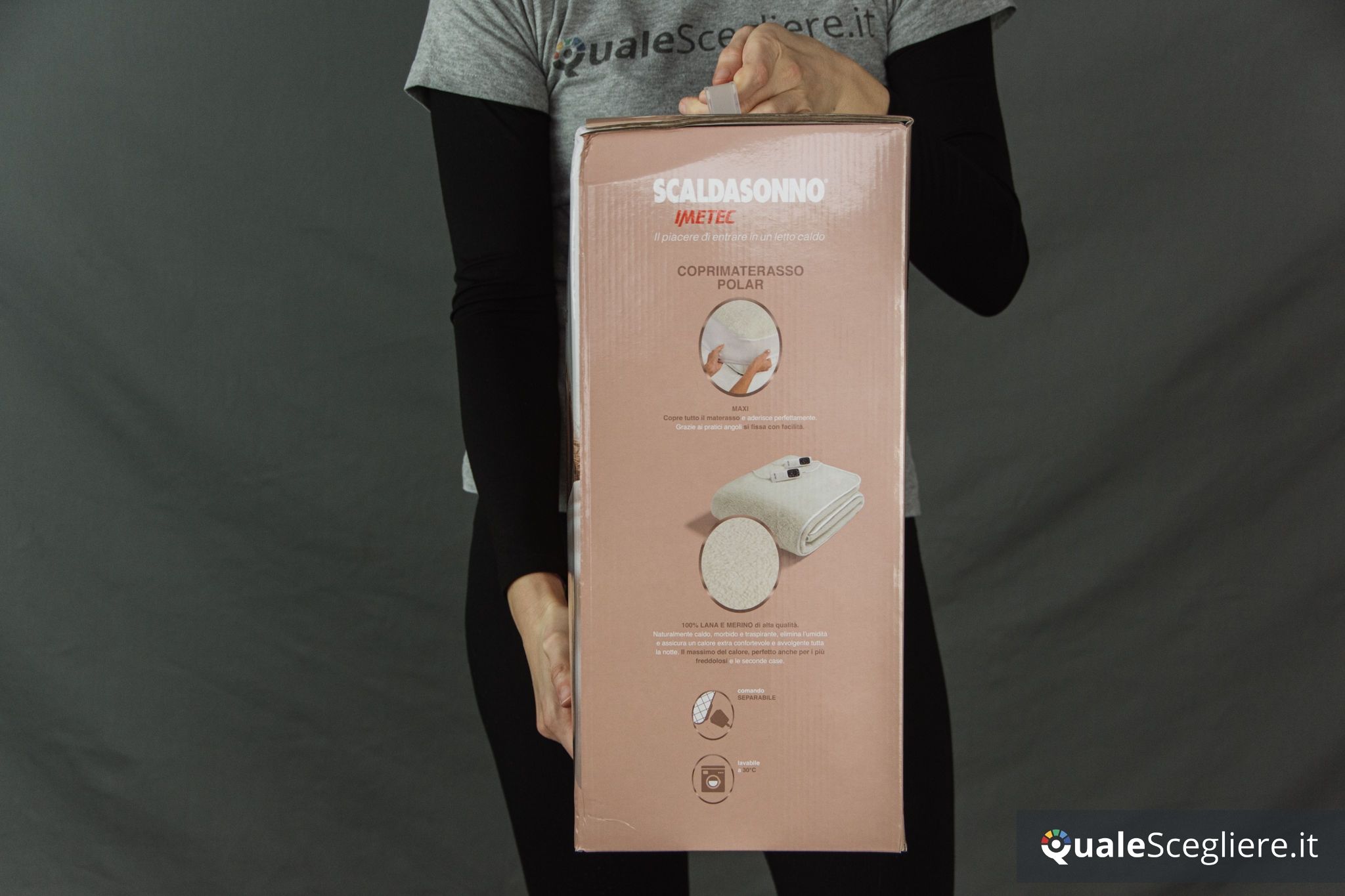 Imetec Scaldasonno Adapto Maxi 100% lana e merino