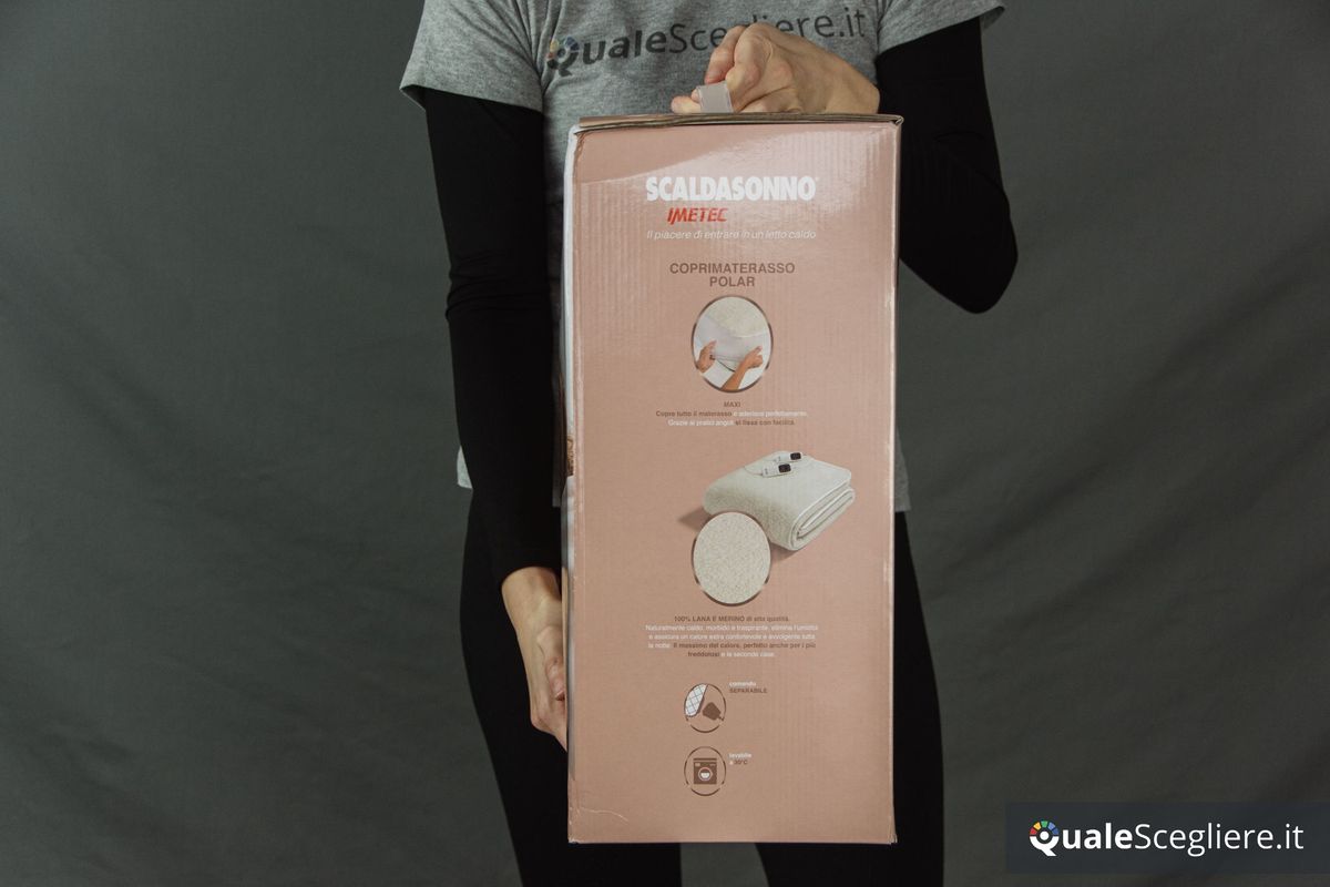 Imetec Scaldasonno Adapto Maxi 100% lana e merino