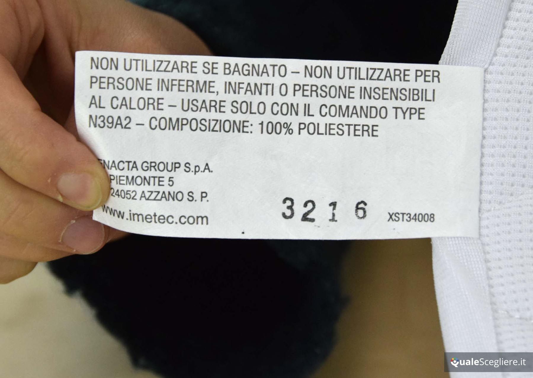 Imetec Scaldasonno Sensitive 16286