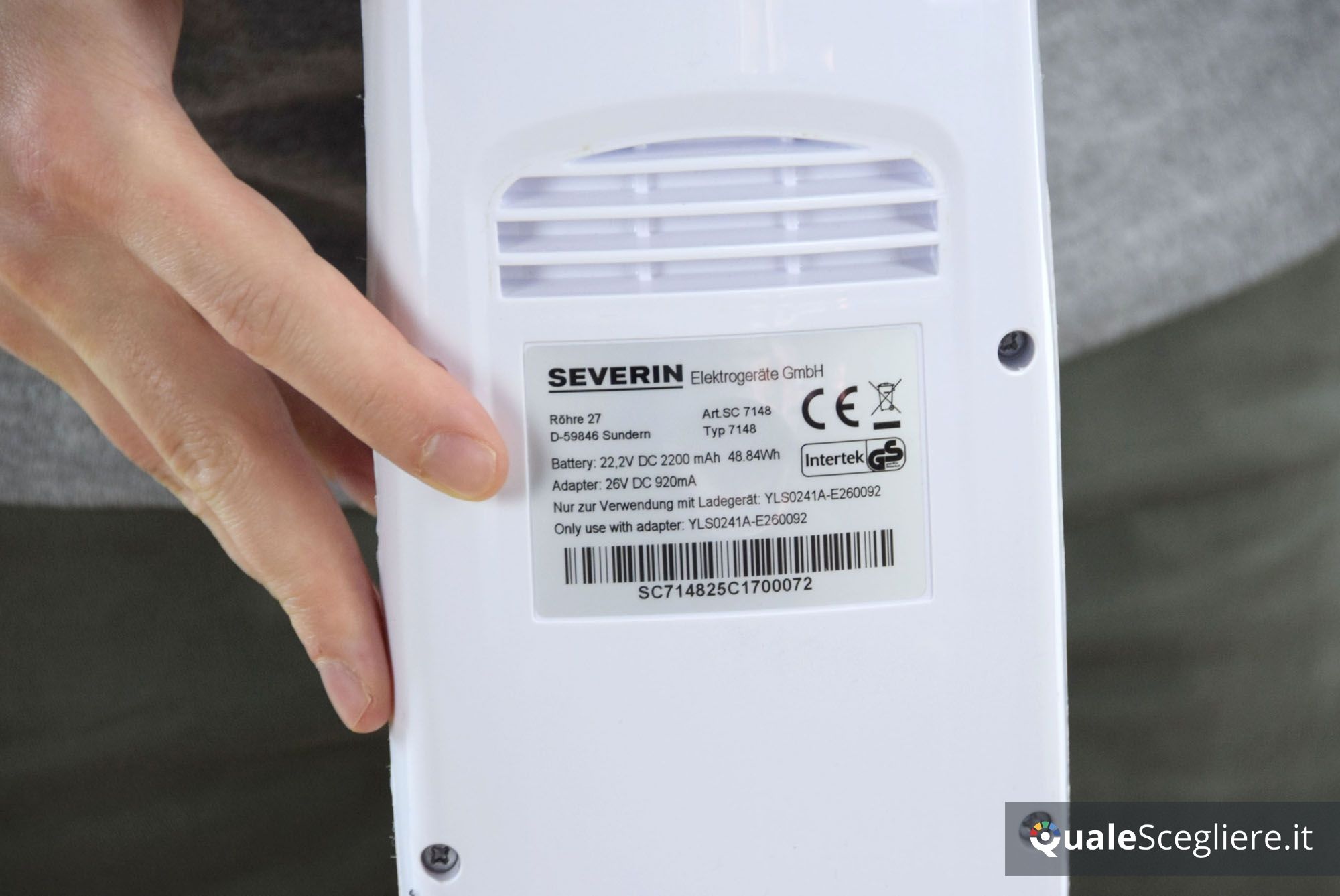 Severin Hygenius Free LI30 SC 7148