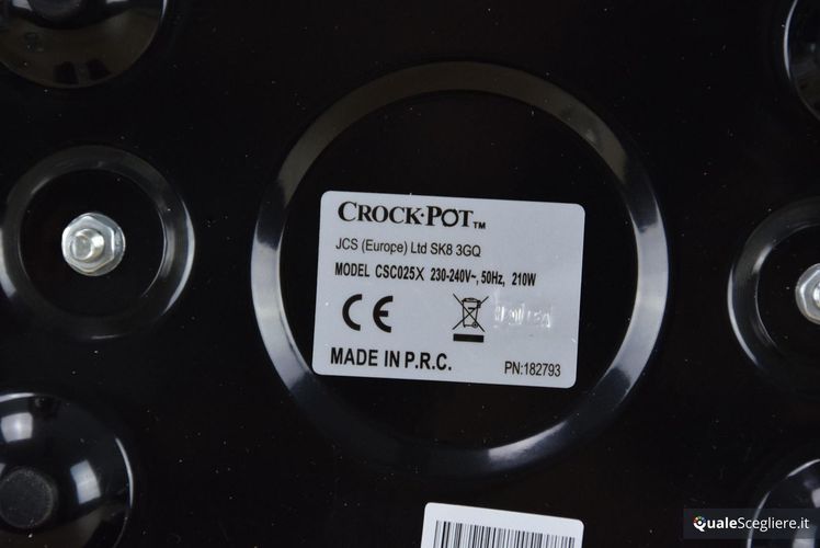 Crockpot da 3,5 lt Manuale