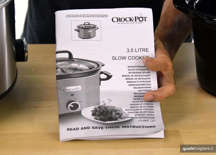 Crockpot da 3,5 lt Manuale