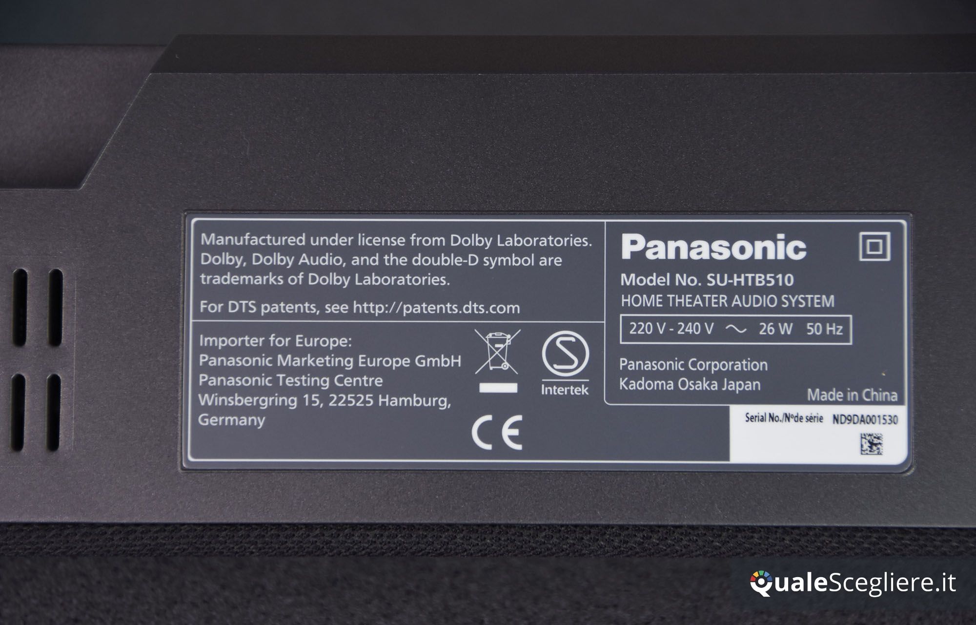 Panasonic HTB510