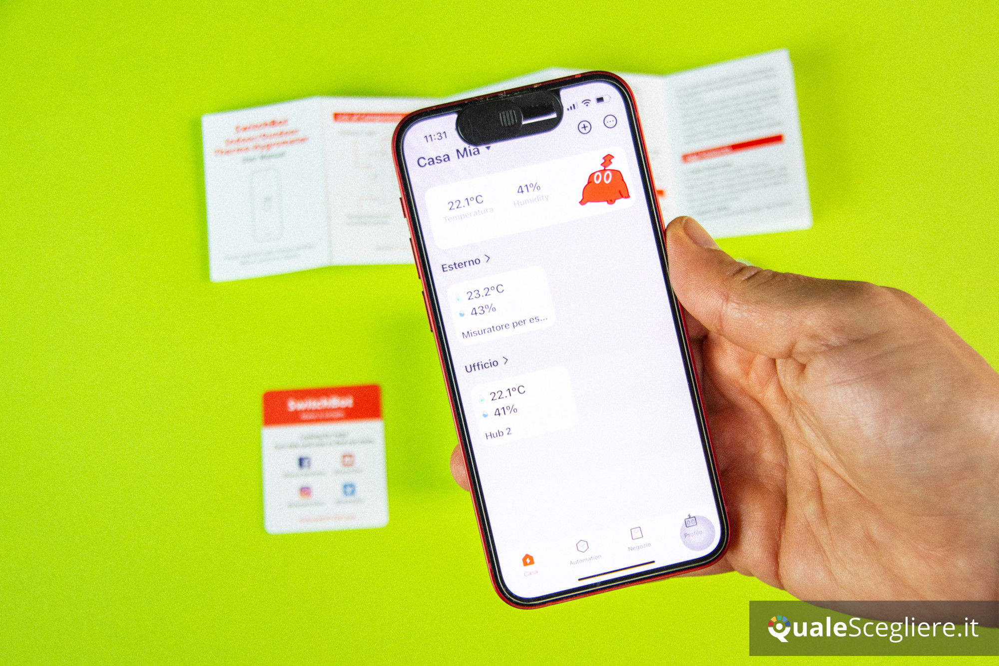 SwitchBot Indoor/Outdoor Thermo-Hygrometer