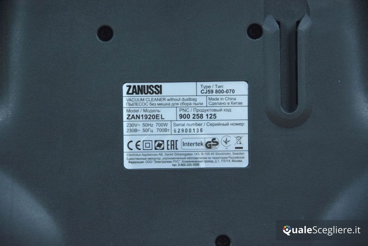 Zanussi ZAN1920EL